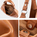 Half-Moon Shoulder Bag – Soft Versatile Leather Handbag for Women - Samanta Factory