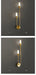 LED Wall Light – Modern Indoor Wall Sconce with 3-Colour Temperature for Bedroom & Hallway SF