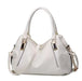 Women's PU Leather Shoulder Bag – Large Capacity Casual Zipper Handbag SF