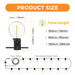 LED Globe String Lights – Shatterproof & Waterproof Outdoor Lighting - Samanta Factory