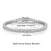 Luxury D Color Round Cut Bracelet for Men & Women - Samanta Factory