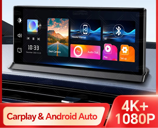 Smart Mirror Dash Cam 11.3" – Wireless CarPlay, Android Auto & 4K Dual Lens Recording Samanta Factory