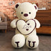 Big I LOVE YOU Bear Plush – Soft & Huggable Gift Toy Samanta Factory