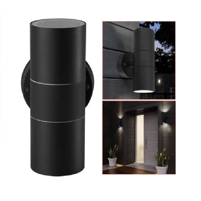 Stainless Steel LED Wall Light – IP65 Waterproof GU10 Up Down Outdoor Sconce SF