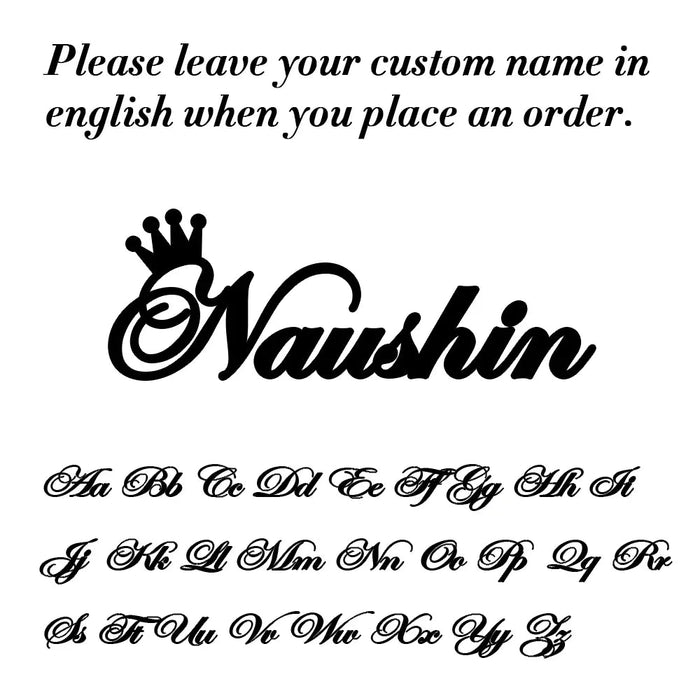 Custom Name Bracelet – Elegant Letter Charm Bracelet SF