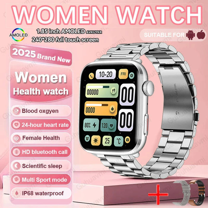 Women’s Smart Watch – AMOLED Health Tracking SF