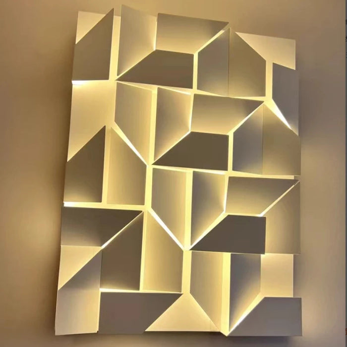 3D Art LED Wall Lamp – Dimmable Creative Sconce for Living Room, Bedroom & Hallway Samanta Factory