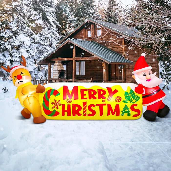 Inflatable Santa Claus Decoration – Outdoor Christmas Yard Display