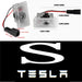Tesla 2Pcs Car Door Projector Welcome Lights Accessories For Tesla Model 3 S X Y Cybertruck Roadster SpaceX Car Accessories - Samanta Factory