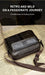 Leather Business Shoulder Bag – Soft Men’s Work Messenger Bag SF