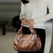 Women’s Tote Bag – Sequined Letter Design & Soft Leather Shoulder Handbag - Samanta Factory