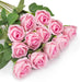 Artificial Velvet Roses – 50PCS Long-Stem Flower Bouquet SF