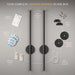 Wireless Rechargeable LED Wall Sconce – Dimmable Battery Operated Picture Light with Remote SF