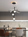 LED Crystal Pendant Light – 3 Color Modes with Remote Dimming SF
