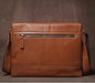 Vintage Leather Satchel Bag – Soft Men’s Crossbody Shoulder Bag SF