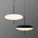 Modern Flying Saucer Pendant Light in Black or White – LED Hanging Ceiling Lamp for Living Room or Bedroom