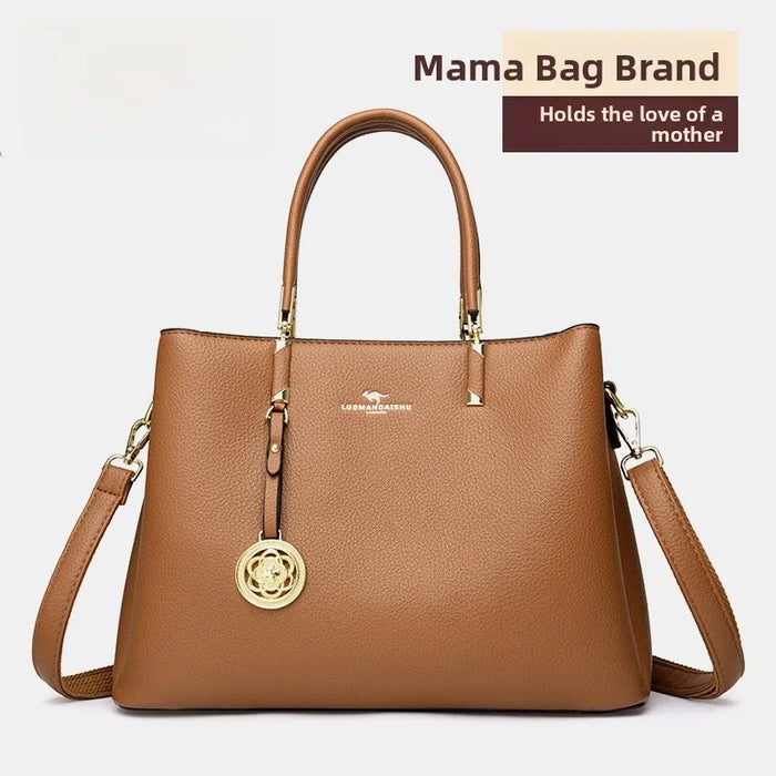 Elegant Commuter Tote Bag – Spacious Unisex Handbag with Detachable Strap - Samanta Factory