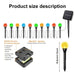 Decorative Solar-Powered LED Pathway Lights with 8 Modes and Bubble Ball Design - Samanta Factory
