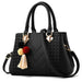 Women’s Large Capacity Boston Handbag – PU Leather Shoulder & Crossbody Tote Bag SF