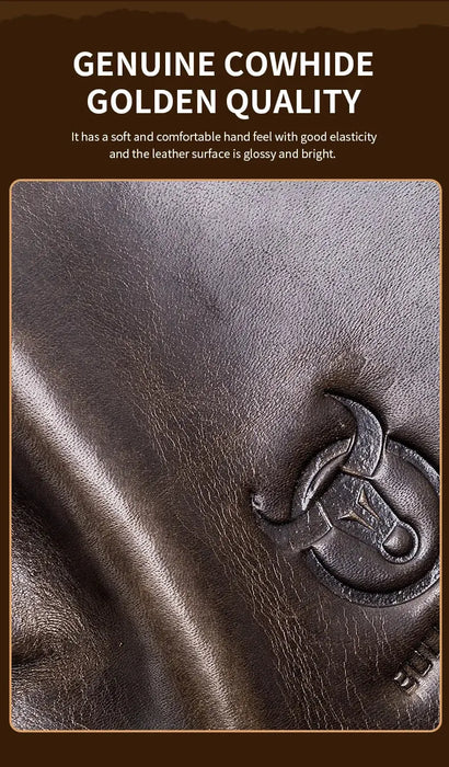 Leather Business Shoulder Bag – Soft Men’s Work Messenger Bag SF