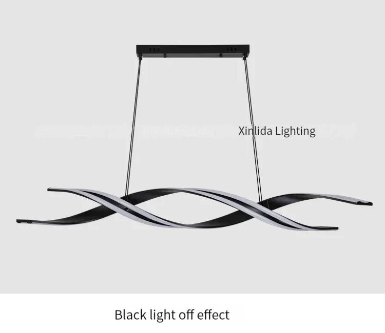 Modern LED Pendant Light – Polished Chrome with Remote Dimming - Samanta Factory