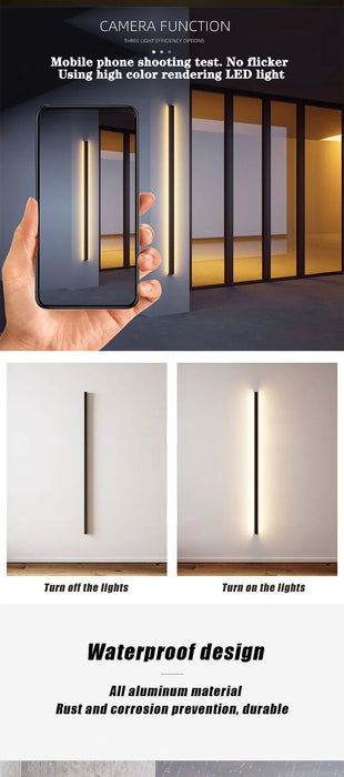 Motion Sensor LED Wall Lamp – Waterproof IP65 Outdoor Lighting for Porch, Garden & Villa - Samanta Factory