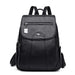 High-Quality Leather Backpack for Women – Large Capacity Travel & School Bag, Fashionable Mochila Shoulder Bag - Samanta Factory