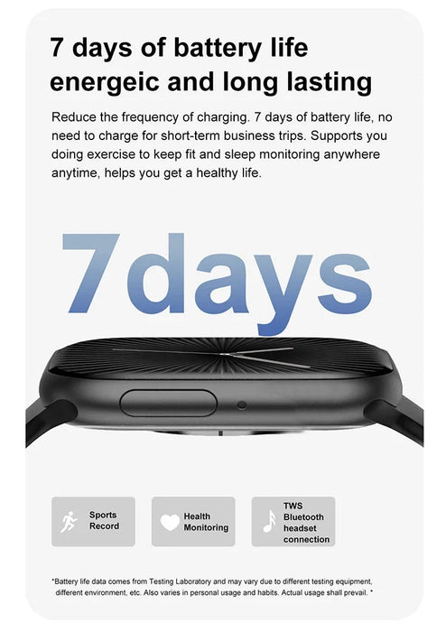 GPS Smart Watch with Health Tracking – AMOLED Display with Bluetooth Calling SF