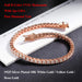 EWYA D Color Moissanite Tennis Bracelet 925 Silver 18K Gold - Samanta Factory
