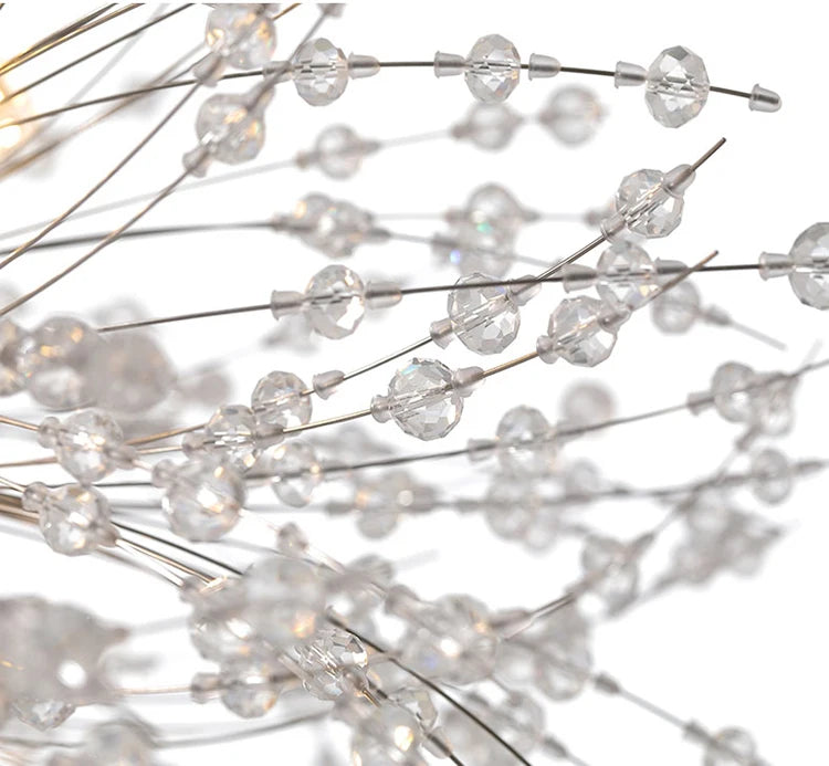 Crystal Dandelion Pendant Light – Modern LED Chandelier for Living Room, Restaurant & Bar Samanta Factory