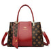 Luxury Fashion Print Handbag – Large Capacity Soft Leather Shoulder & Crossbody Bag for Women - Samanta Factory