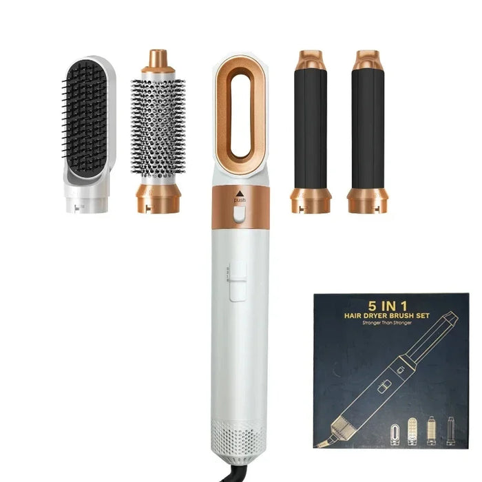 5-in-1 Hair Dryer Brush – Versatile Styling with Ionic & Infrared Technology