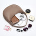 Chic Half-Moon Leather Handbag – Stylish Crossbody Bag for Women, Ideal Gift for Loved Ones - Samanta Factory