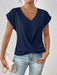 V-Neck Blouse - Casual Elegance for Office & Summer Days - Samanta Factory