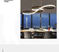 Modern LED Pendant Light – Iron Finish with Remote Dimming - Samanta Factory
