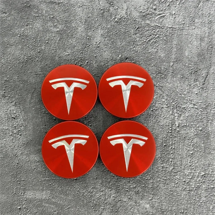 4PCS/Set 56MM GR Sport Emblem Wheel Center Hub Cap Car Rims Cover Hubcaps  For Tesla Model 3 Y X S - Samanta Factory
