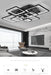 LED Ceiling Light – Modern Geometric Design with Remote Dimming - Samanta Factory