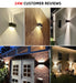 Outdoor LED Wall Light – Adjustable Beam IP65 Waterproof SF