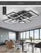 LED Ceiling Light – Modern Geometric Design with Remote Dimming - Samanta Factory