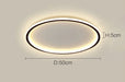 Modern Ultra-Thin LED Ceiling Light – Remote Control, Dimmable, Energy-Saving Lighting Fixture - Samanta Factory