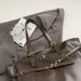 Vintage PU Leather Shoulder Tote – Soft Casual Bag with Lock Closure - Samanta Factory