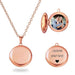 Custom Photo Locket Necklace – Personalized Heart Pendant for Men/ Women SF