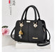 Women’s Large Capacity Boston Handbag – PU Leather Shoulder & Crossbody Tote Bag SF