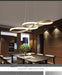 Modern LED Pendant Light – Iron Finish with Remote Dimming - Samanta Factory