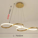 Modern LED Pendant Light – Iron Finish with Remote Dimming - Samanta Factory
