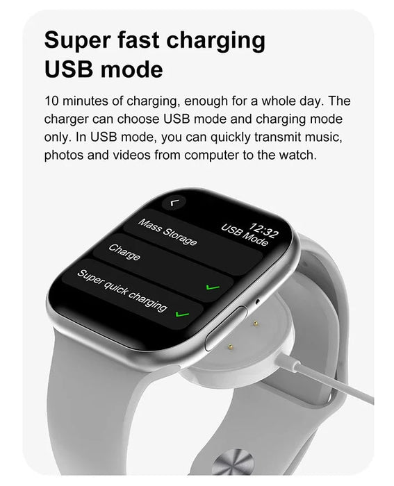 GPS Smart Watch with Health Tracking – AMOLED Display with Bluetooth Calling SF