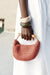 Women's Half Moon Straw Bag – Woven Bucket Crossbody Shoulder Bag for Summer Beach SF