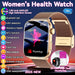 Women’s AMOLED smart watch with health monitoring and Bluetooth calling