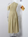 Maxi Dress – Pleated Patchwork Elegance - Samanta Factory