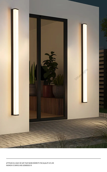 Outdoor Wall Lamp – Waterproof LED Strip Light for Garden & Balcony - Samanta Factory